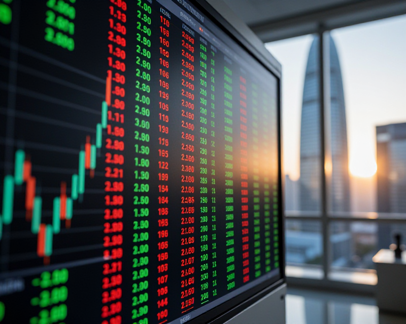 Stock Market Digital Display