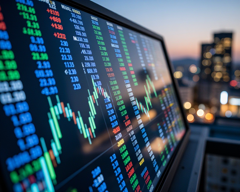 Stock Market Digital Display