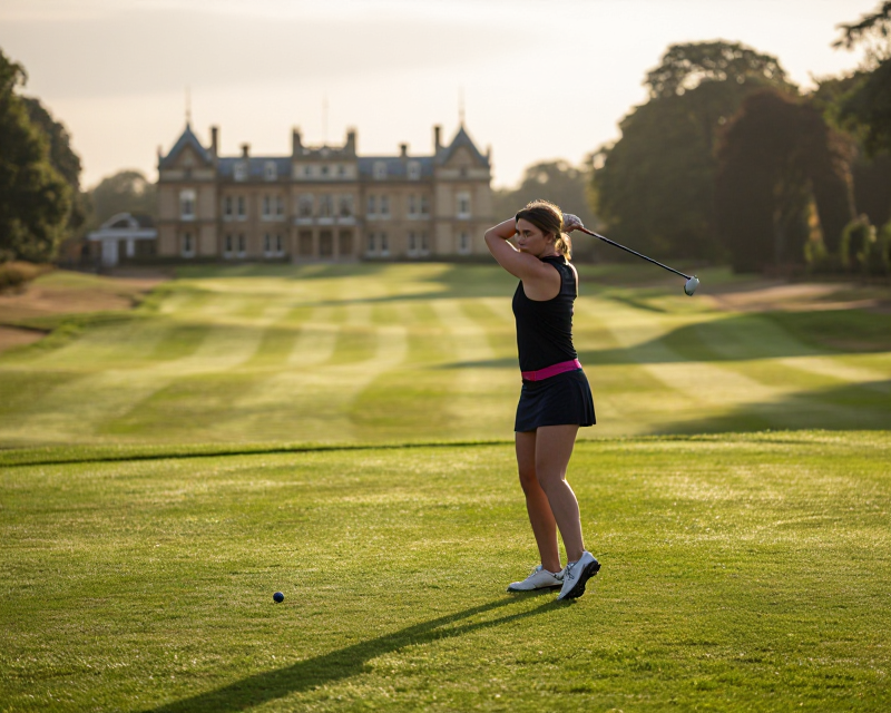 Golden Hour at the Golf Course