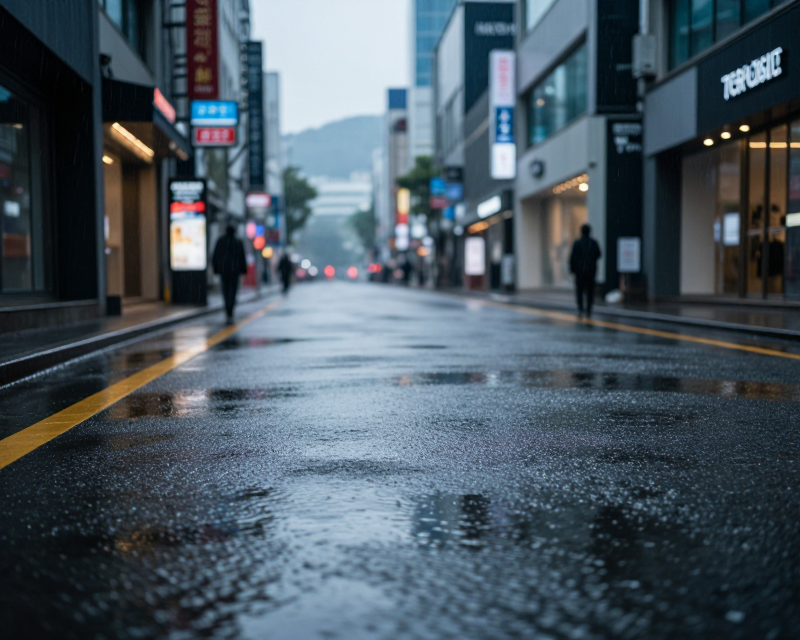 Rainy Day in Seoul