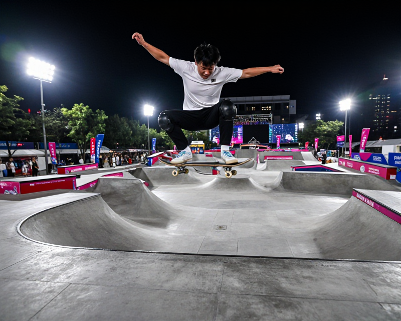 Korean Skateboarder Gold Medal Victory