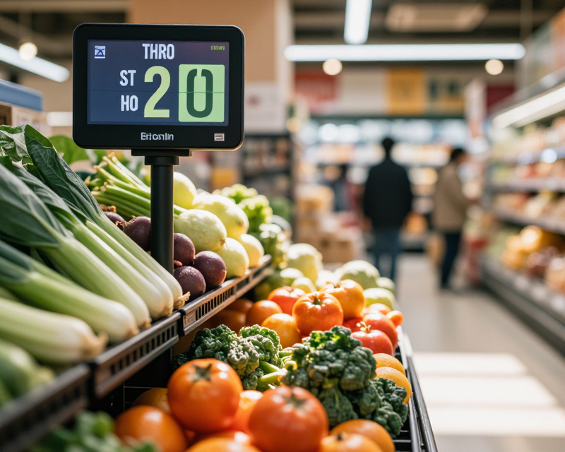 South Korean Supermarket Price Display