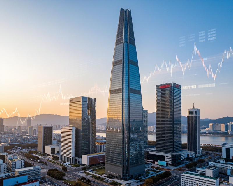 Seoul Morning News Concept