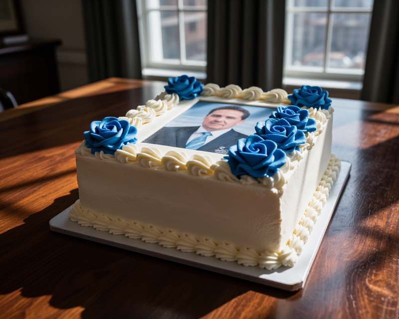 Controversial Cake in Office