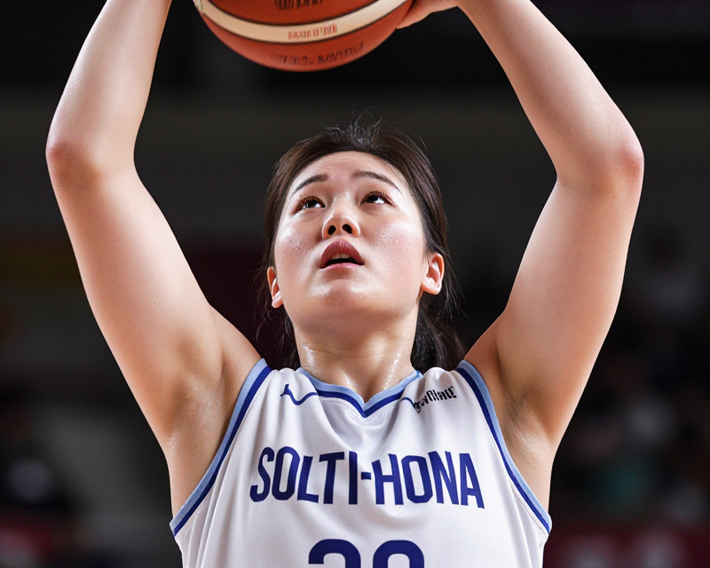 Korean Basketball Player Action