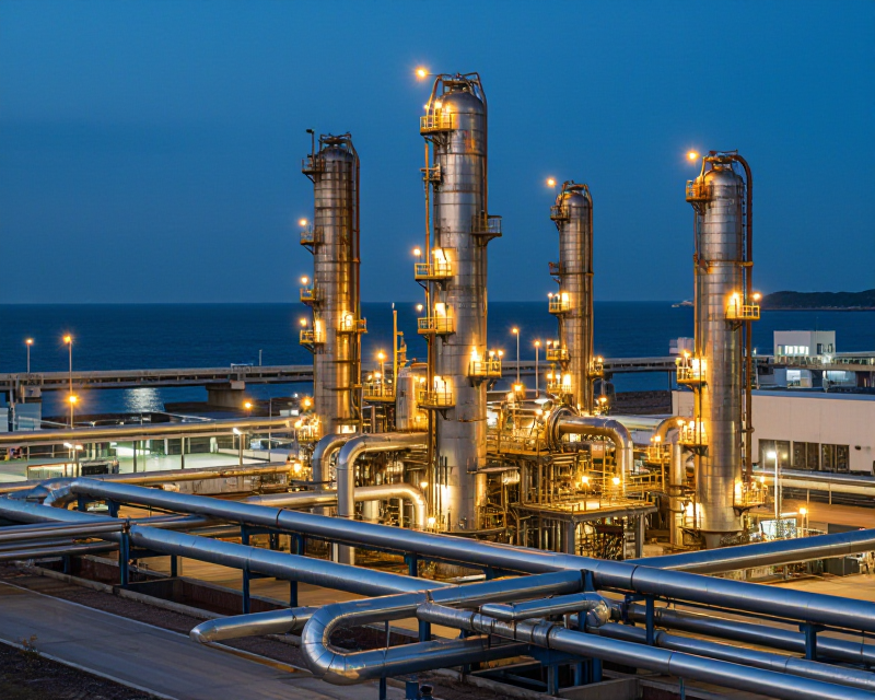 Yeosu Petrochemical Complex Twilight