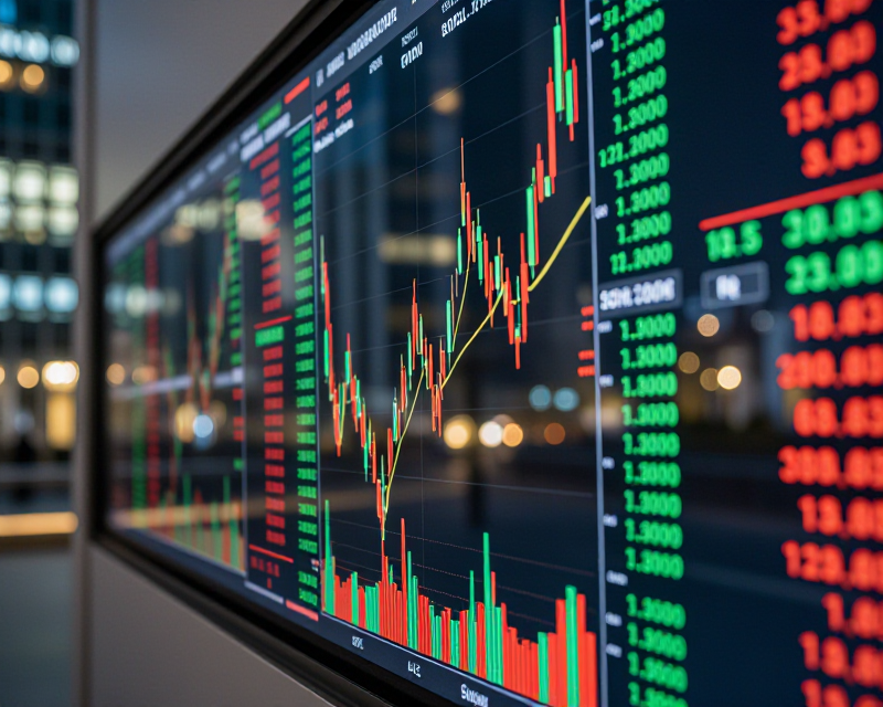 Stock Market Digital Display
