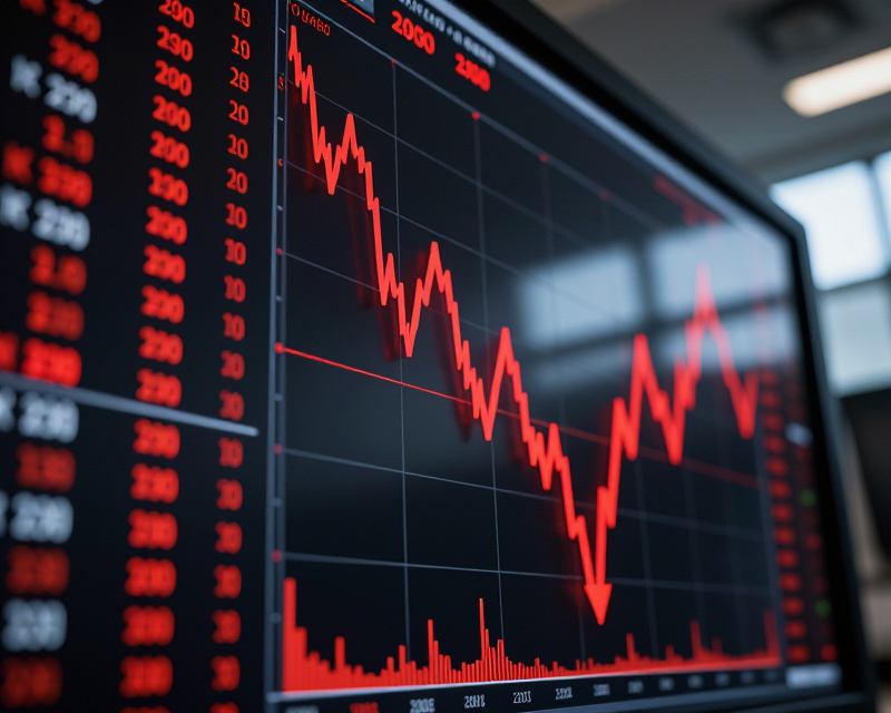 Stock Market Decline Visual
