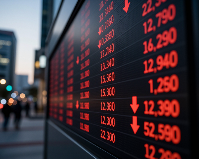 Stock Market Decline in Seoul