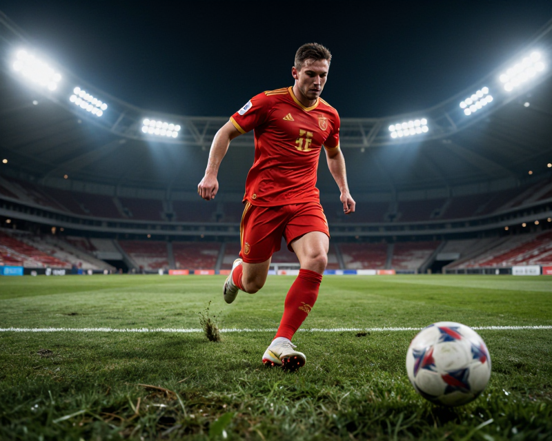 Cinematic Soccer Action