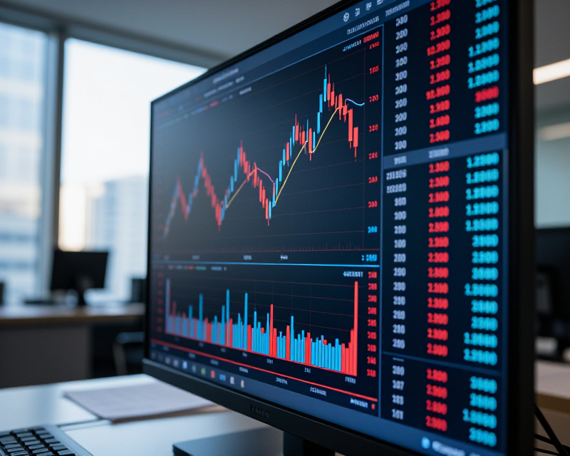 Digital Stock Market Display