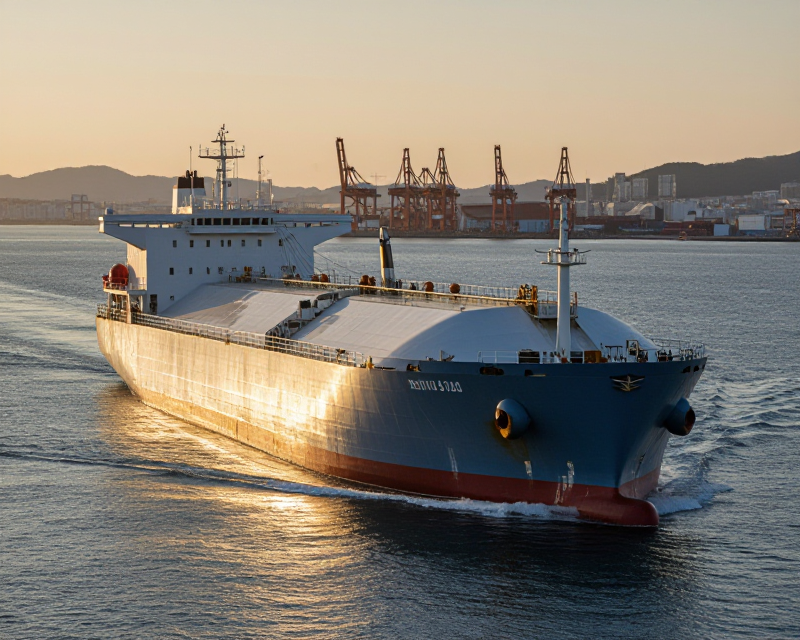 LNG Tanker at Korean Port