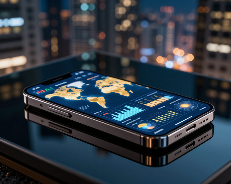 Premium Smartphone Market Leadership Concept